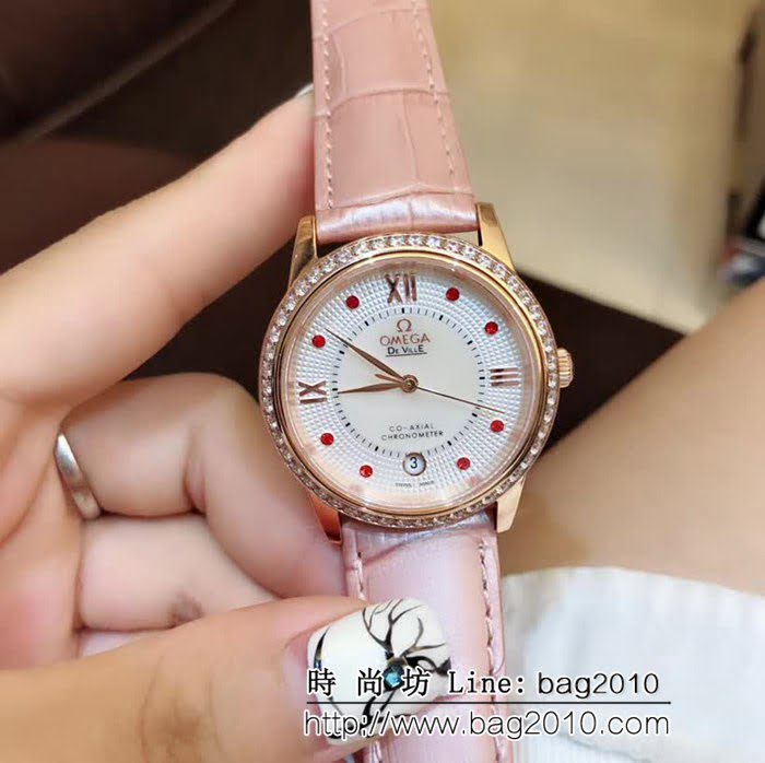歐米茄OMEGA 蝶飛最新女神單品 簡約時尚女士腕表 WSS0919